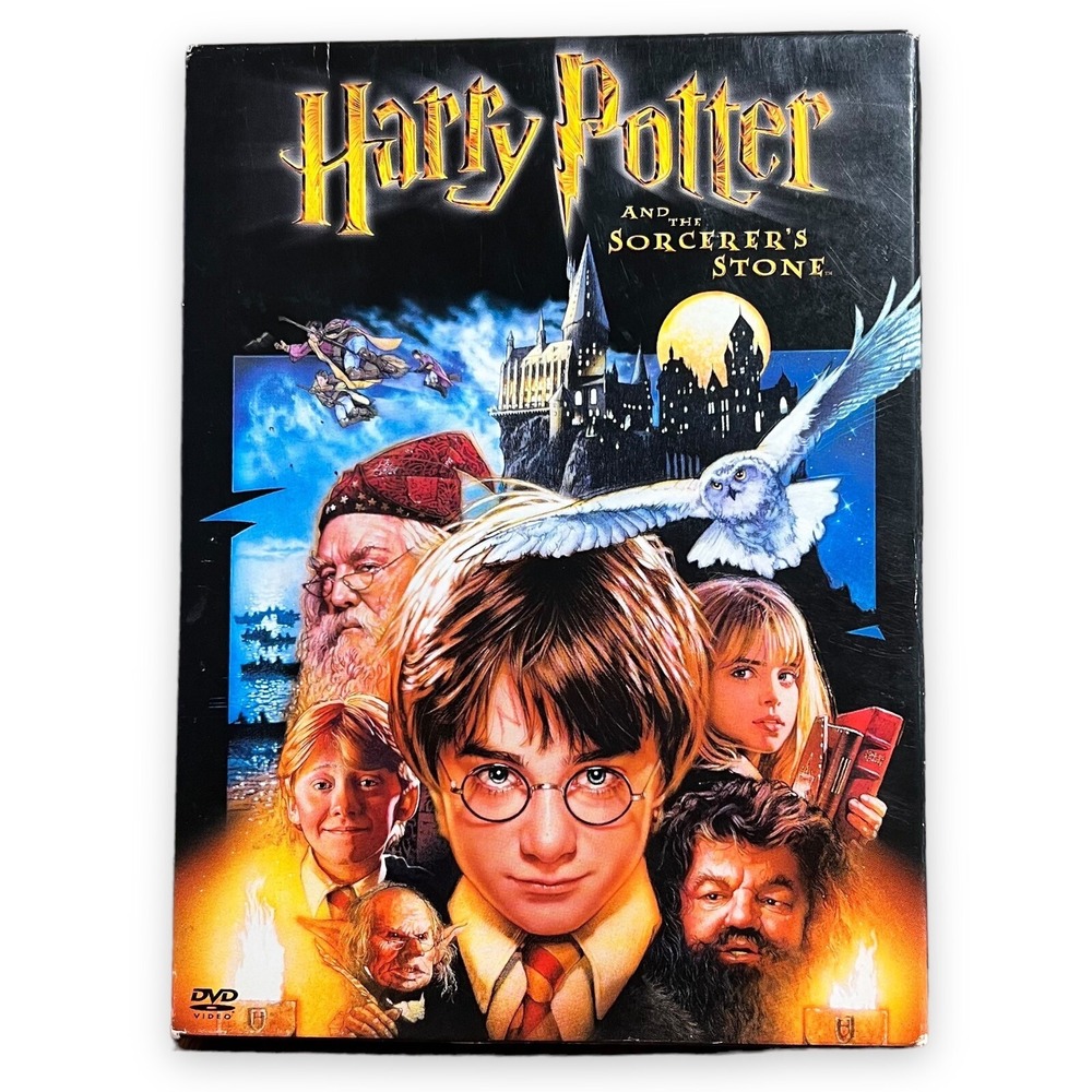 Harry Potter DVD Lot of 3 Sorcerer's Stone Chamber of Secrets Order of Phoenix